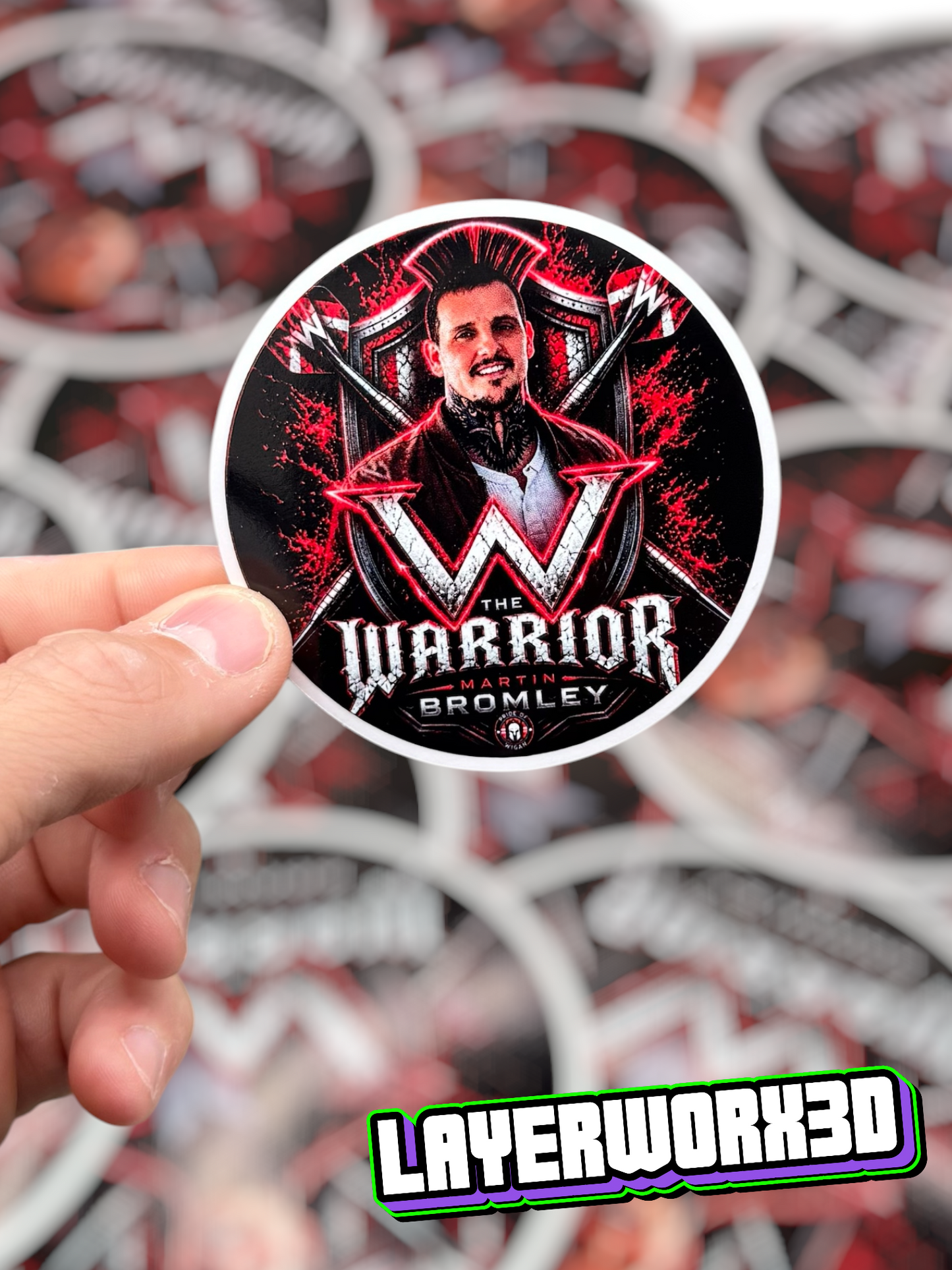 SPECIAL OFFER - 50x Gloss Custom DIE CUT Vinyl Stickers