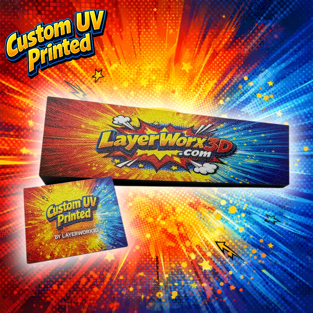Layerworx3d custom UV printed protective covers for darts targets, featuring vibrant designs and durable material.