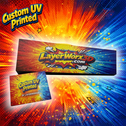 Layerworx3d custom UV printed protective covers for darts targets, featuring vibrant designs and durable material.