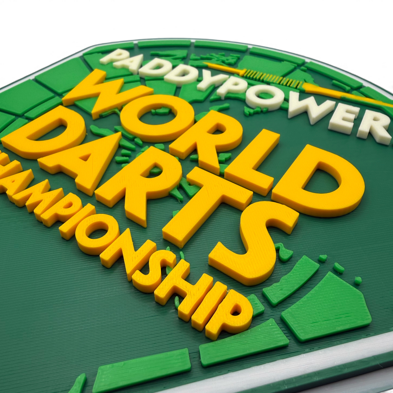 Paddy power world darts championship sign - Layerworx3d