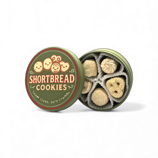 Shortbread Cookie Tin Clicker - Layerworx3d