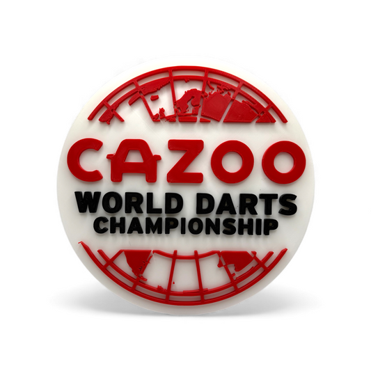 Cazoo world darts championship sign - Layerworx3d